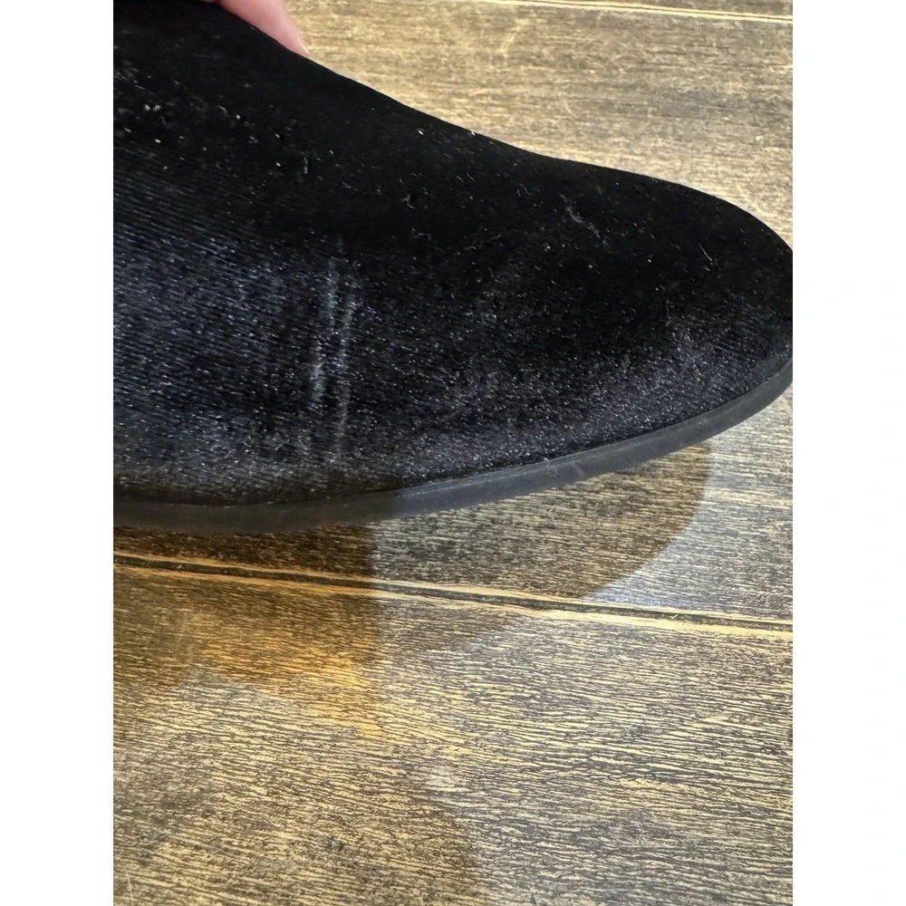 mens dress shoes black‎ velvet victorio russo style vr161287L size 8 Loafer